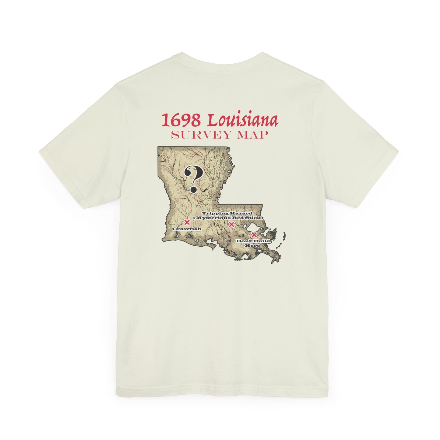 1698 Louisiana Survey Map